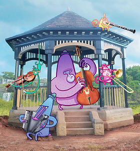 Monkey jazz band